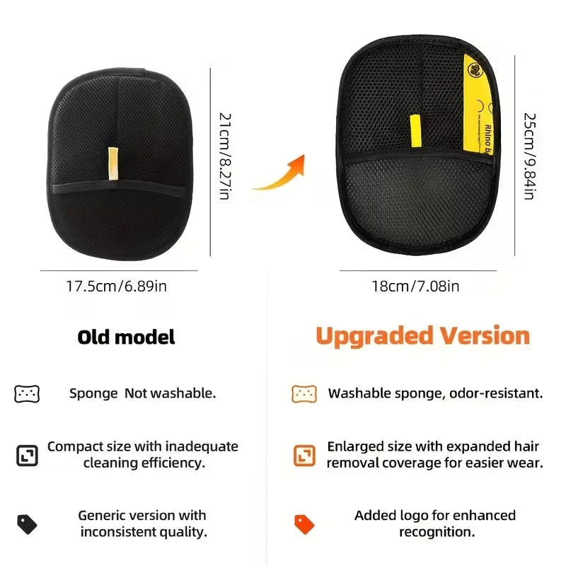 2-in-1 Pet Deshedding Brush & Grooming Gloves