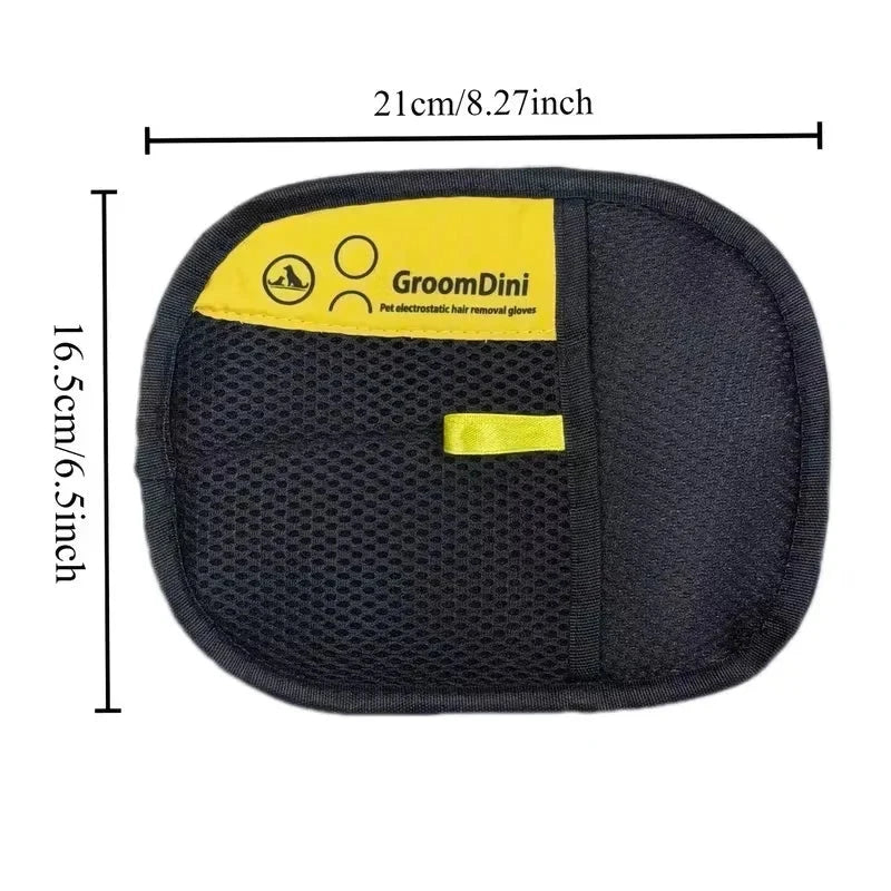 2-in-1 Pet Deshedding Brush & Grooming Gloves