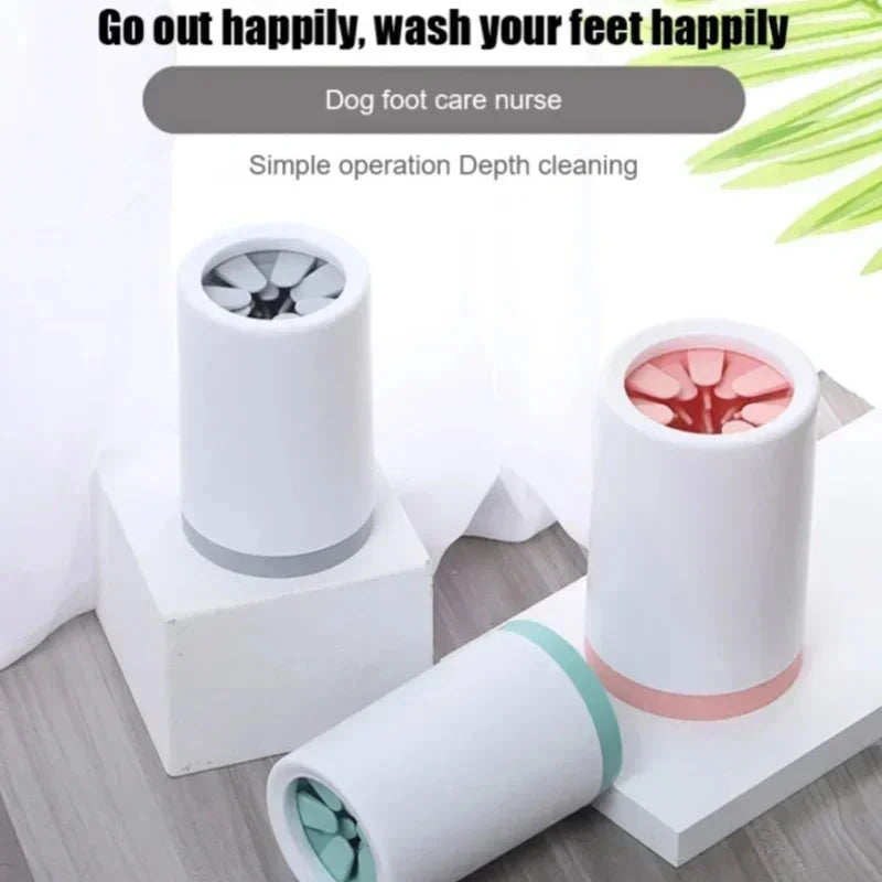 Dog Paw Cleaner Cup — Soft Silicone